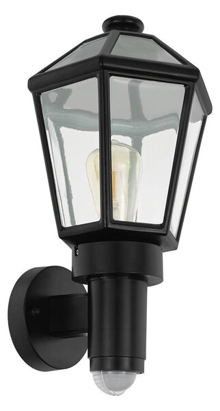 Eglo Eglo 97257- Kültéri fali lámpa érzékelővel MONSELICE 1xE27/28W/230V IP44 EG97257