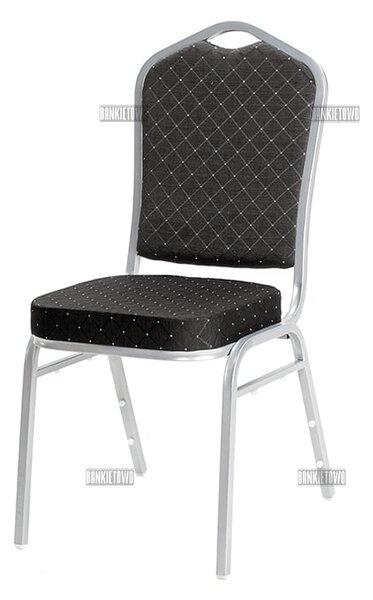 Werona fekete bankett szék 25x25x1,2