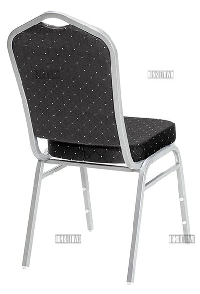 Werona fekete bankett szék 25x25x1,2