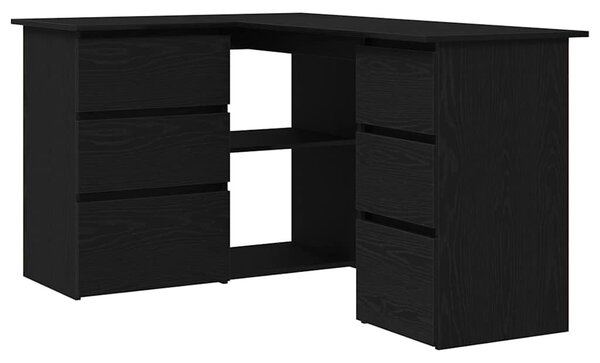 Asztal Fekete tölgy Szerelt Fa 145 x 100 x 76 cm