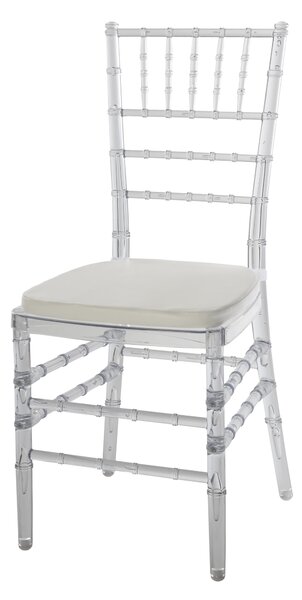 Chiavari PP esküvői szék – átlátszó