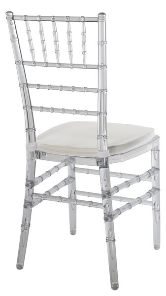 Chiavari PP esküvői szék – átlátszó