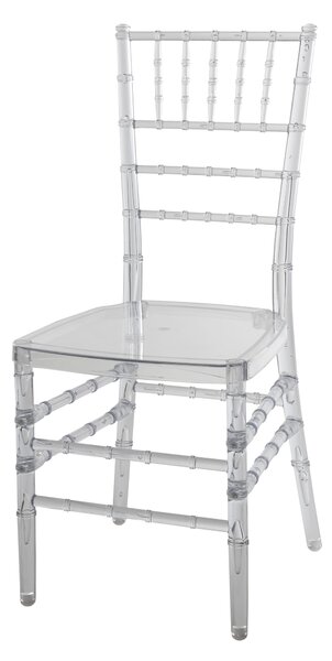 Chiavari PP esküvői szék – átlátszó