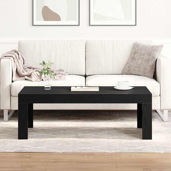 Dohányzóasztal Fekete tölgy 102 x 50 x 35 cm Faanyag