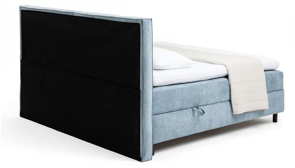 Kék ágyneműtartós boxspring ágy 160x200 cm Elva Bold – Bonami Selection