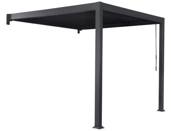 Lagos falra szerelhető terasz pergola 3 x 4 m Garden Point antracit