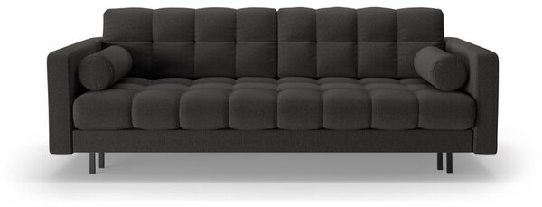 Sötétszürke kinyitható tárolóhelyes kanapé 222 cm Bali – Cosmopolitan Design