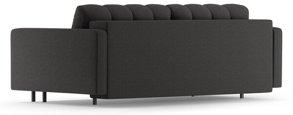 Sötétszürke kinyitható tárolóhelyes kanapé 222 cm Bali – Cosmopolitan Design
