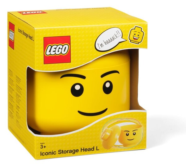 Boy minifigura fejformájú tároló, ⌀ 16,3 cm - LEGO®