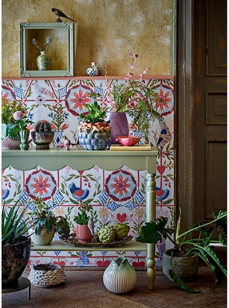 Világoszöld borovi fenyő konzolasztal 36x106 cm Salla – Bloomingville