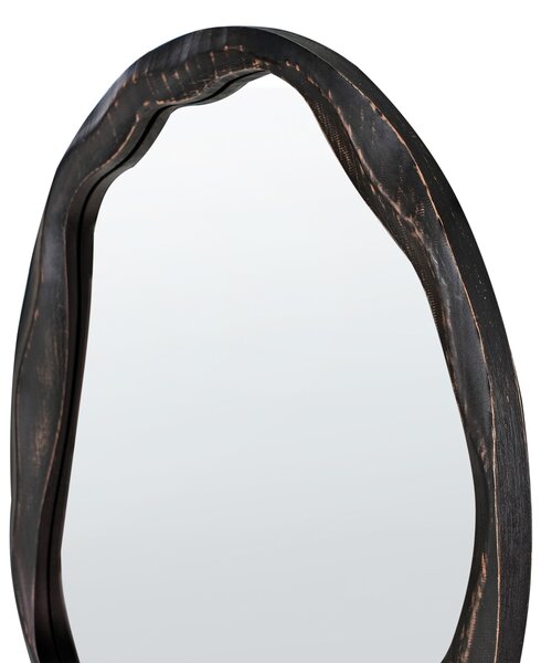 Falitükör LANGON 60 cm 60 cm Fenyő Sötétbarna