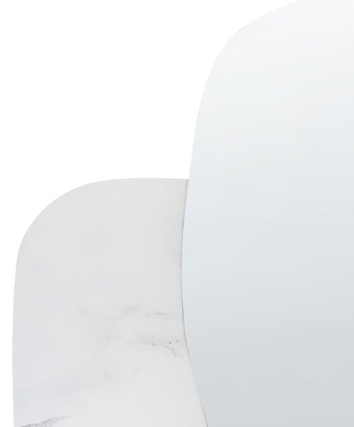 Falitükör ARVERT 60 cm 80 cm Fehér márvány