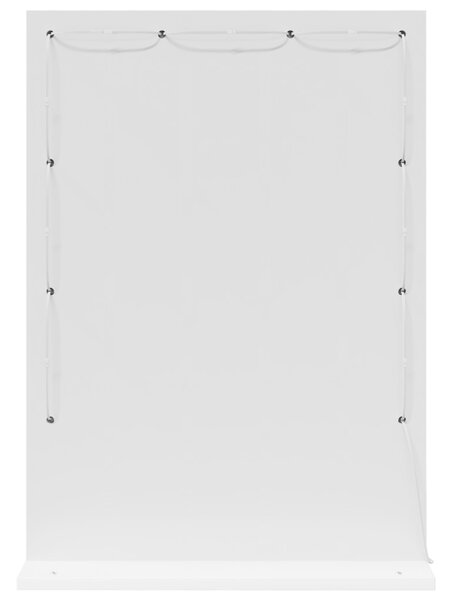 Toalett Tükör tükörrel Fehér 70 x 50 x 18 cm Üveg és mérnöki fa