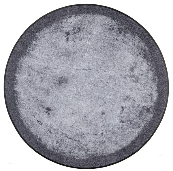 A szürke árnyalatai, kör alakú szennyfogó szőnyeg