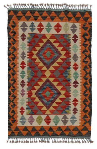 Kilim szőnyeg Chobi 84x124 kézi szövésű afgán gyapjú kilim