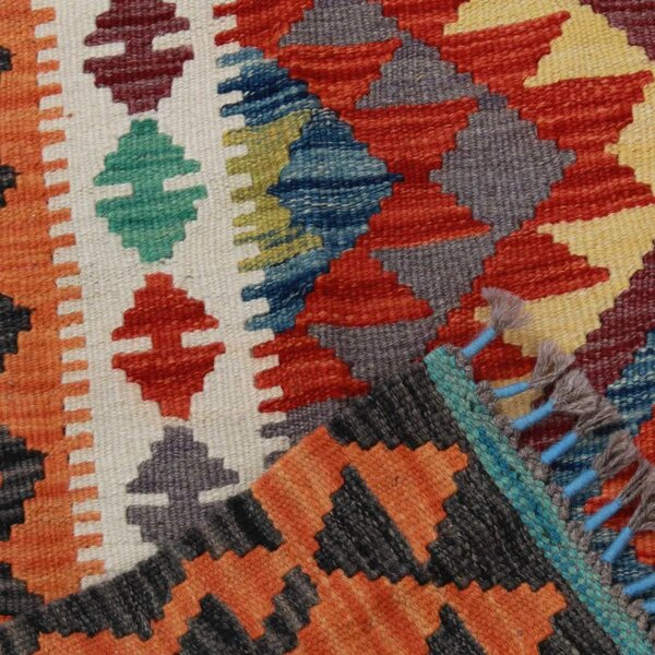 Kilim szőnyeg Chobi 84x124 kézi szövésű afgán gyapjú kilim