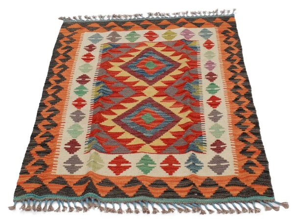 Kilim szőnyeg Chobi 84x124 kézi szövésű afgán gyapjú kilim