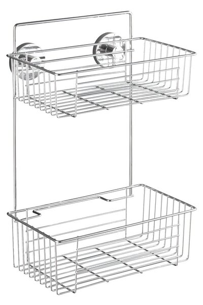 Vacuum-Loc Bari kétszintes öntapadós polc, max. 33 kg - Wenko