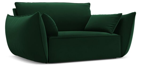 Sötétzöld bársony fotel Vanda – Mazzini Sofas
