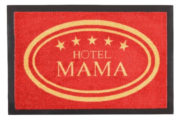 Home Hotel Mum piros lábtörlő, 40 x 60 cm - Hanse Home