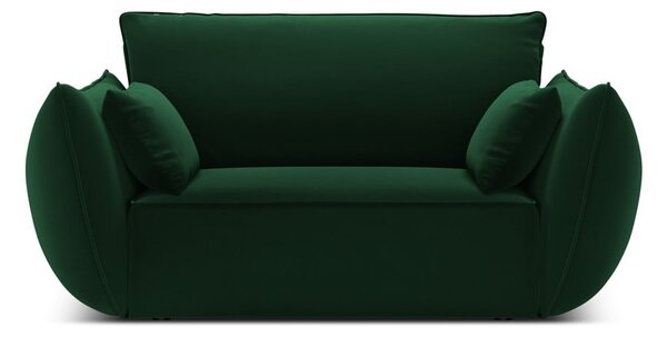 Sötétzöld bársony fotel Vanda – Mazzini Sofas