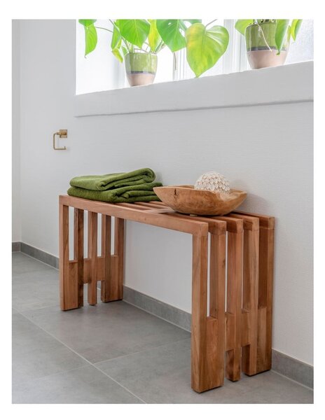 Benidorm teakfa kerti pad, 90 x 30 cm - House Nordic