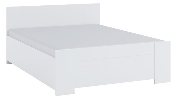BONO francia ágy + ágyrács + hub matrac 14 cm, 160x200, féhér