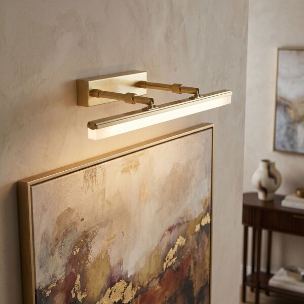 Fürdőszobai fali LED lámpa APP1875-1W 40cm BRUSH GOLD
