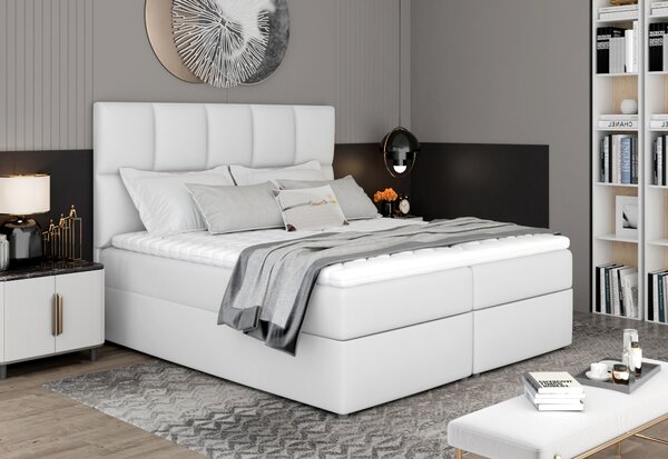 GLOSSY kárpitozott rugós ágy, 160x200, soft 17