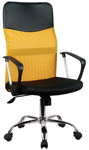 KORAD OCF-7 Irodai szék, 58x105-115x60, narancs/fekete