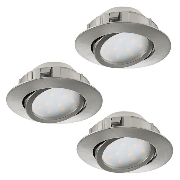 Eglo Eglo 95859- SET 3x LED Beépíthető lámpa PINEDA 1xLED/6W/230V EG95859