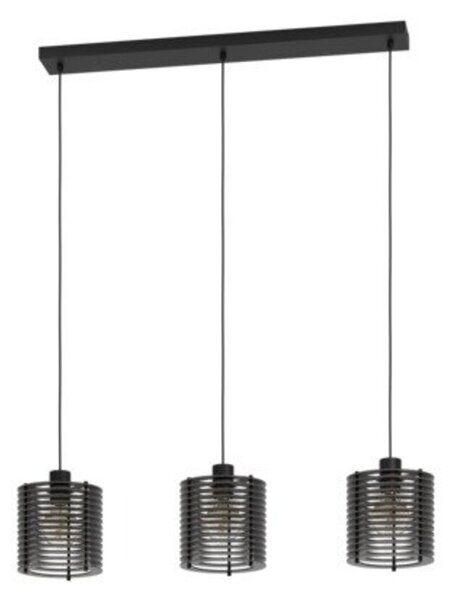 EGLO , 900738 , SEGOVIA , függeszték , E27 , 3X40W , IP20 , fekete