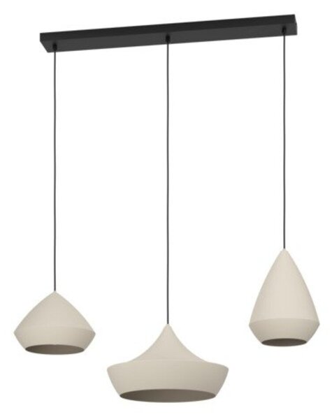 EGLO , 390269 , TORREMOLINOS , függeszték , E27 , 3X28W , IP20 , homokszín