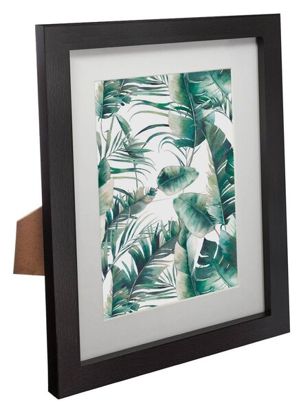 Fali képkeret szett, 5 db-os, 70x39 cm, fekete - EUX