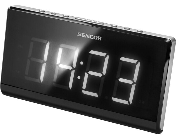 Sencor SRC 340 rádiós ébresztőóra, fekete