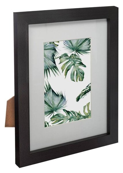 Fali képkeret szett, 5 db-os, 70x39 cm, fekete - EUX