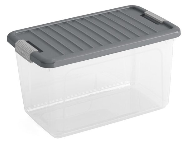 Fedeles műanyag tárolódoboz 49x30x28,5 cm W box M – KIS