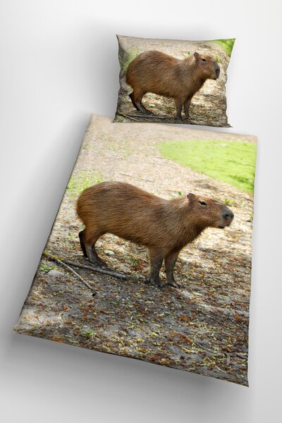 3d ágyneműhuzat Capybara 140x200 cm
