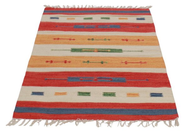 Indiai Kilim szőnyeg 90x150 modern Kelim szőnyeg