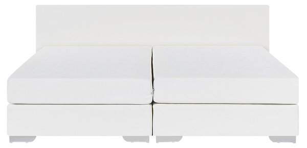 Franciaágy Műbőr PRESIDENT 160 x 200 cm Fehér
