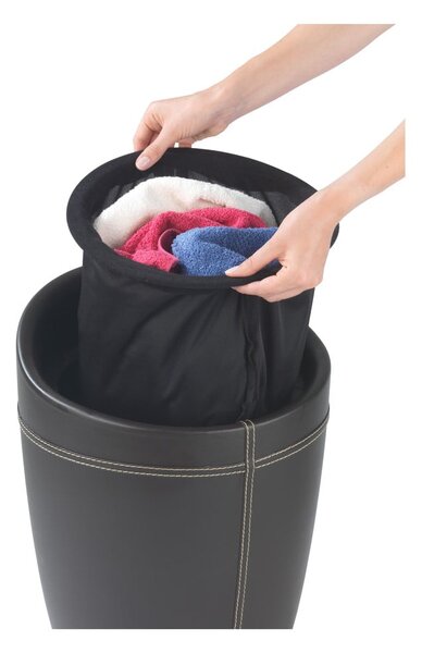 Candy Look fehér szennyeskosár és ülőke egyben, 20 l - Wenko