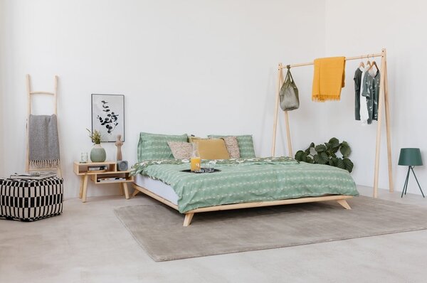 Senza Bed Natural kétszemélyes ágy, 160 x 200 cm - Karup Design
