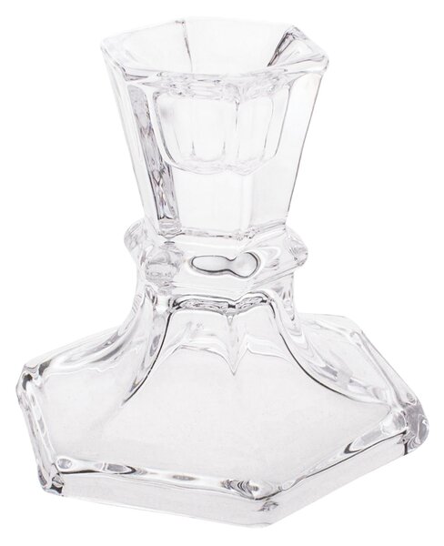 Tilburg üveg gyertyatartó, 8 cm