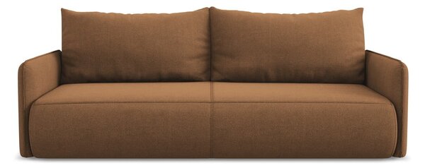 Narancssárga kinyitható-tárolóhelyes kanapé 216 cm Nanea – Makamii