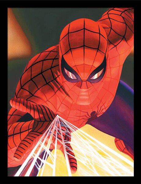 Keretezett poszter Spider-Man - Web Shooting