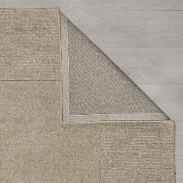 Bézs gyapjú futószőnyeg 60x230 cm – Flair Rugs