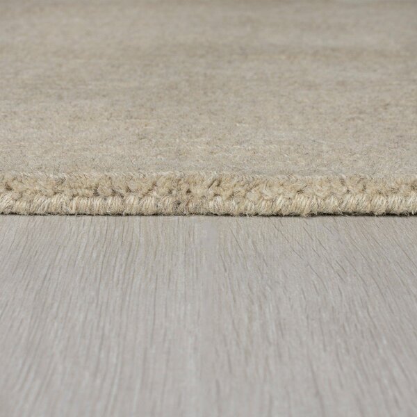 Bézs gyapjú futószőnyeg 60x230 cm – Flair Rugs