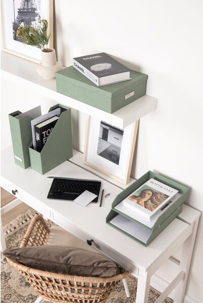 Zöld karton rendszerező szett 5 db-os dokumentumokhoz Holger Canvas Paper Laminate – Bigso