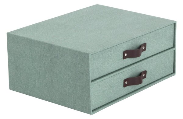 Zöld karton fiókos rendszerező Birger Canvas Paper Laminate – Bigso