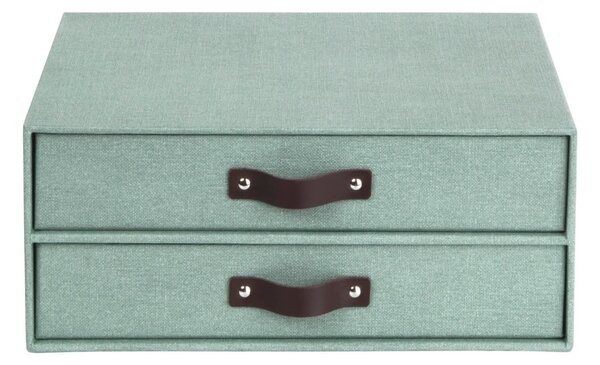 Zöld karton fiókos rendszerező Birger Canvas Paper Laminate – Bigso